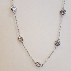 Kenneth Jay Lane CZ necklace nwt